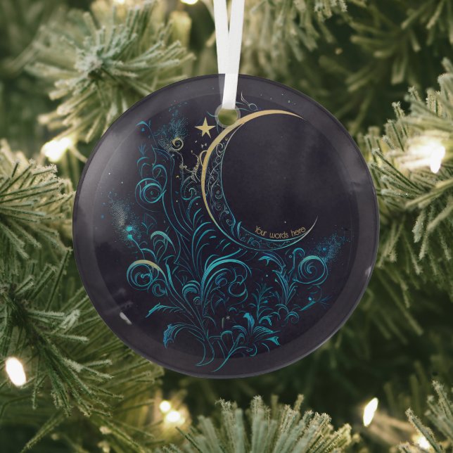 Ornement En Verre Créez votre lune de floraison magique (Insitu)
