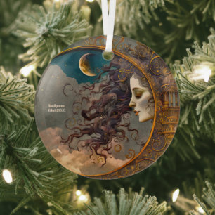 Ornement En Verre Créez votre propre dame Steampunk de la Lune