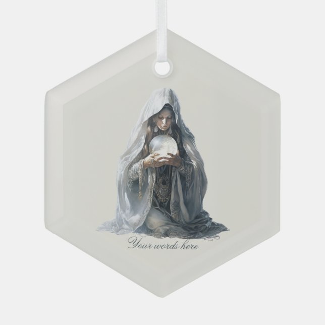 Ornement En Verre Créez votre propre vendeur Fortune (Recto)