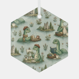 Ornement En Verre Cryptides confortables Nessie Monstre du Loch Ness