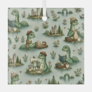 Ornement En Verre Cryptides cosy Nessie Monstre du Loch Ness loisirs