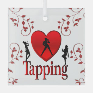 Ornement En Verre Danse I Heart Tap