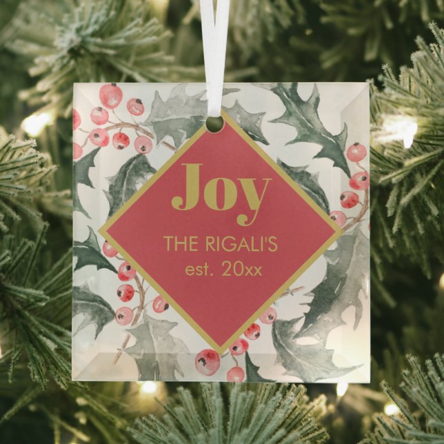 Ornement En Verre Décor de Noël (Insitu)