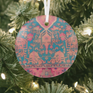 Ornement En Verre Décor de verre motif perse