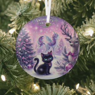 Ornement en verre Enchated Christmas Edition