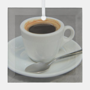 Ornement En Verre Espresso frais brassé
