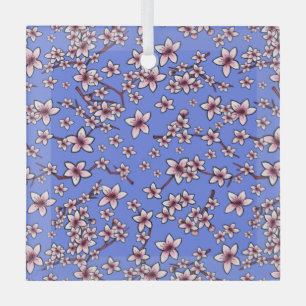 Ornement En Verre Fleurs de cerisiers KiniArt