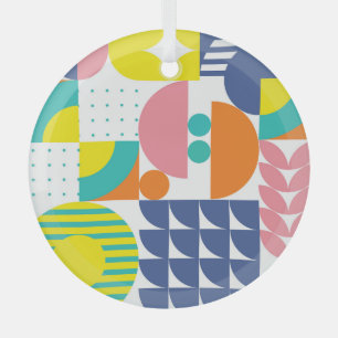 Ornement En Verre Formes géométriques Abstraites, Vintages modernes.