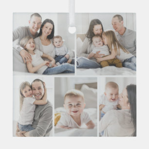 Ornement En Verre Gallery Grid 5 Photos Custom Photo Ornament