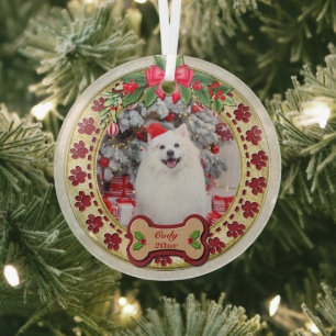 Ornement En Verre Je T'Ai Fait Un Joyeux Cadeau De Noël Personnalisé