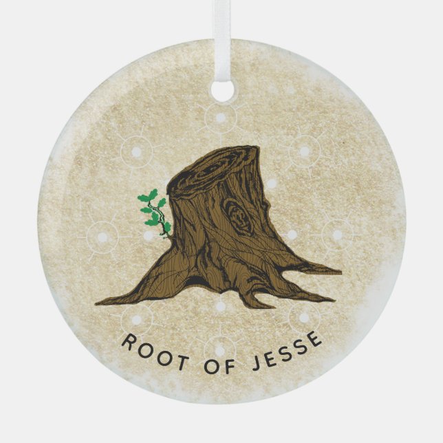 Ornement En Verre La racine de Jesse Tree (Recto)