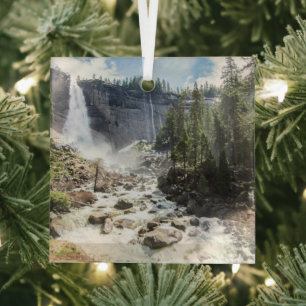Ornement En Verre Les cascades   Nevada Fall, Yosemite, CA