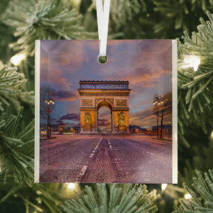 Ornement En Verre Les monuments   Arc de Triomphe, Paris France