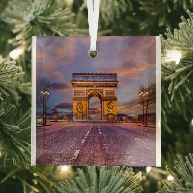 Ornement En Verre Les monuments | Arc de Triomphe, Paris France (Insitu)