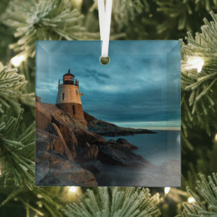 Ornement En Verre Les phares Phare de Castle Hill