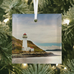 Ornement En Verre Les phares Phare de Georges Island