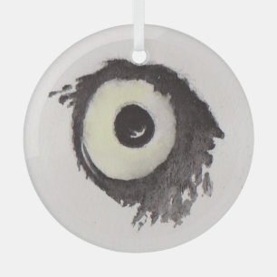Ornement En Verre L'Œil du Hibou – Collection du Regard