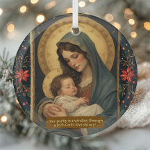Madonna and Child Eternal Grace Vintage Minimalist