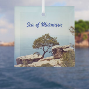 Ornement En Verre Mer de Marmara vu de Buyukada