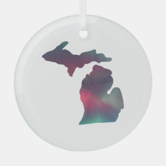 Ornement En Verre Michigan Aurora Noël