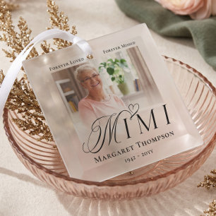 Ornement En Verre Mimi Souvenir de Photo de Mémoire en Mémoire Aiman