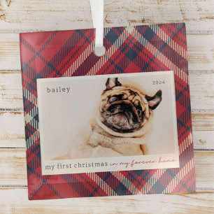 Ornement En Verre Mon premier Noël pour toujours Accueil Plaid Photo