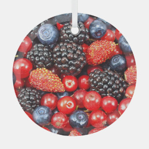 Ornement En Verre Mosaïque Arrière - plan Berry-Fresh