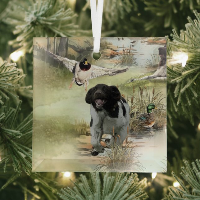 Ornement En Verre Munsterlander (Insitu)