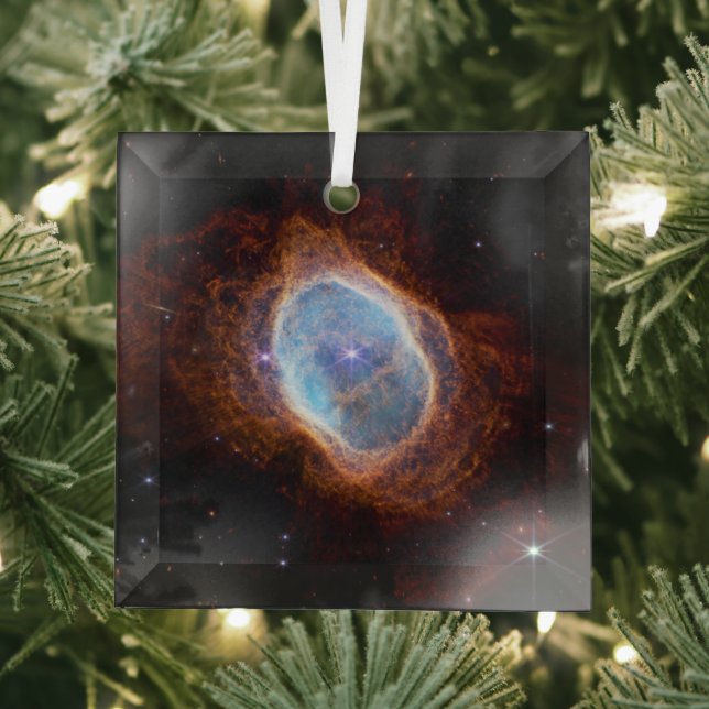 Ornement En Verre Nebula Ring Sud Espace James Webb Telescope (Insitu)
