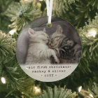Notre premier Noël 2 Chats ou n'importe quel anima