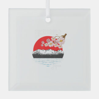 Ornement En Verre Okinawa Japon Cherry Blossom Art
