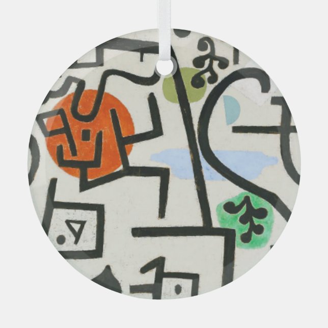 Ornement En Verre Paul Klee Rich Harbour Expressionnisme Abstrait (Recto)