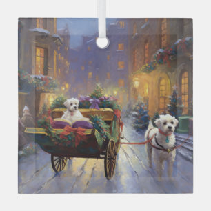 Ornement En Verre Période des Fêtes de Noël à Malte