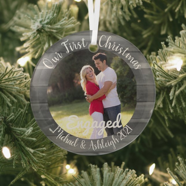 Ornement En Verre Premier Noël engagé (Insitu)