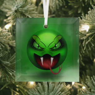 Ornement En Verre Snakemoji Glass Ornament
