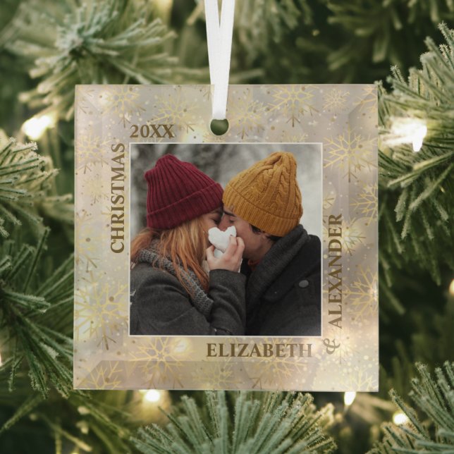 Ornement En Verre Snowflakes photo nouvelle (Insitu)