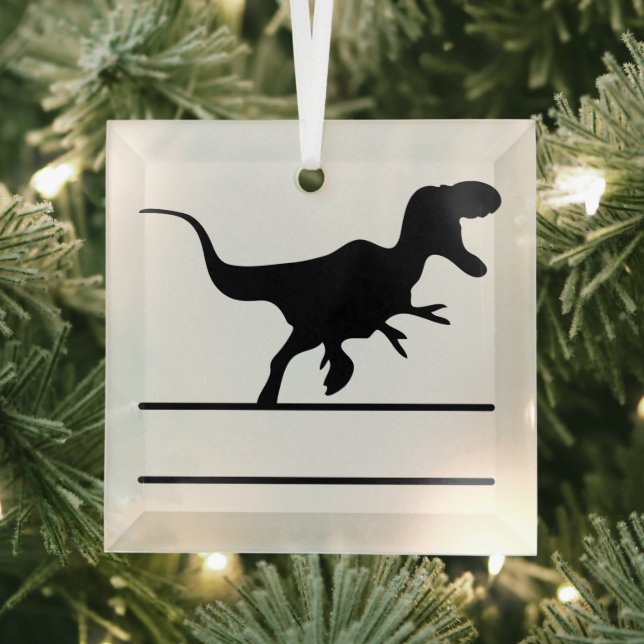 Ornement En Verre T-Rex personnalisé (Insitu)