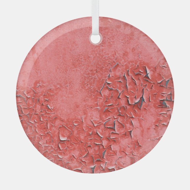 Ornement En Verre Texture vintage du mur de fer rouillé (Recto)