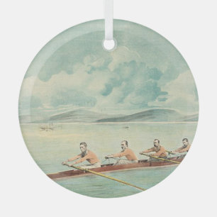 Ornement en verre TOP Rower