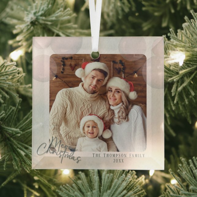 Ornement En Verre Vacances en aquarelle chaude invitation à la fête  (Insitu)