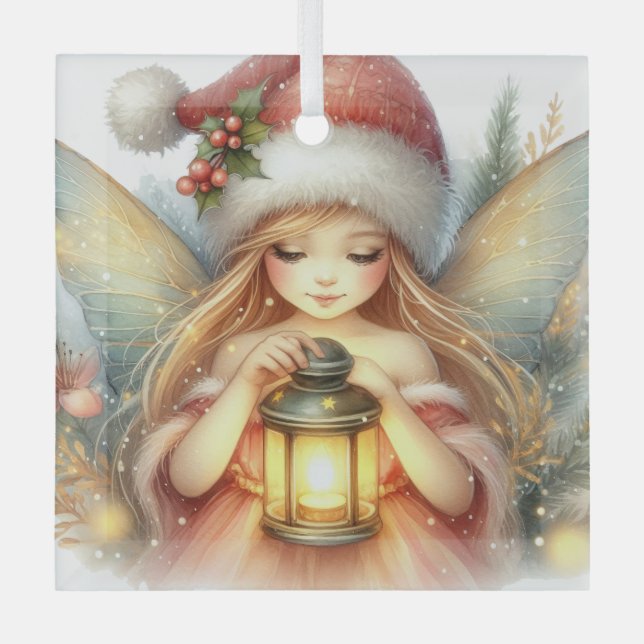 Ornement En Verre Whispers of Winter: The Christmas Fairy (Recto)