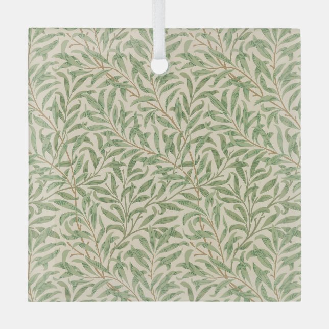 Ornement En Verre William Morris Willow Bough Garden Flower Classic (Recto)