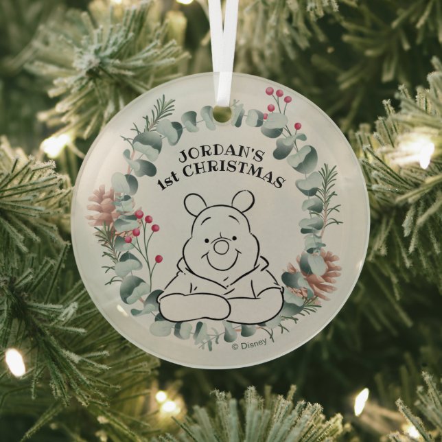 Ornement En Verre Winnie l'Ooh | Mon premier Noël (Insitu)