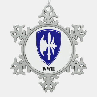 Ornement encadré de flocon de neige