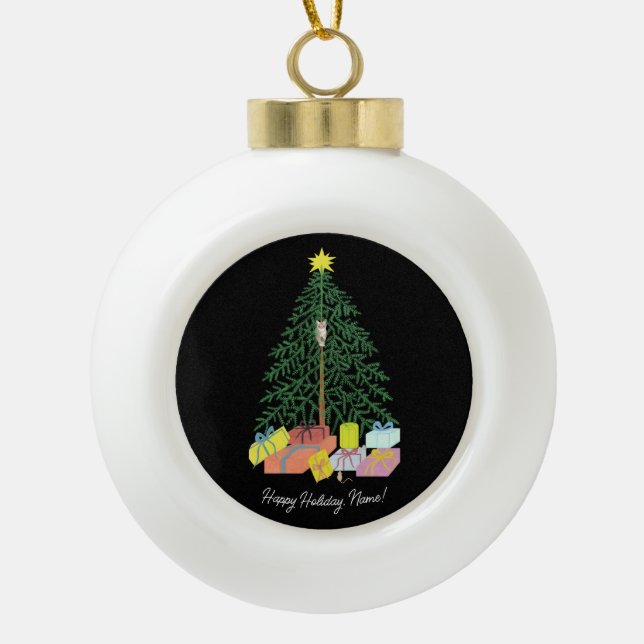 Ornement encadré de flocon de Noël (Devant)