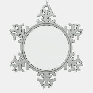 Ornement encadré en flocon de neige