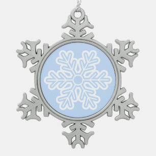 Ornement encadré par flocon de neige