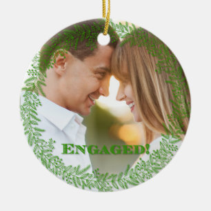 Ornement engagé élégant de photo