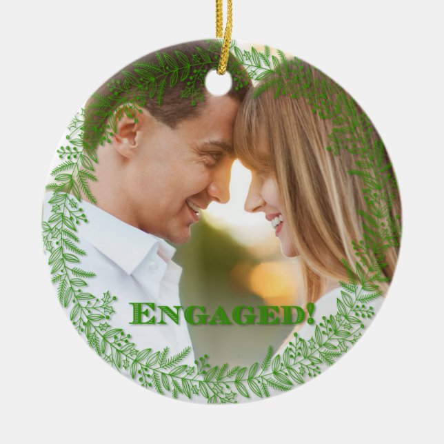 Ornement engagé élégant de photo (Devant)