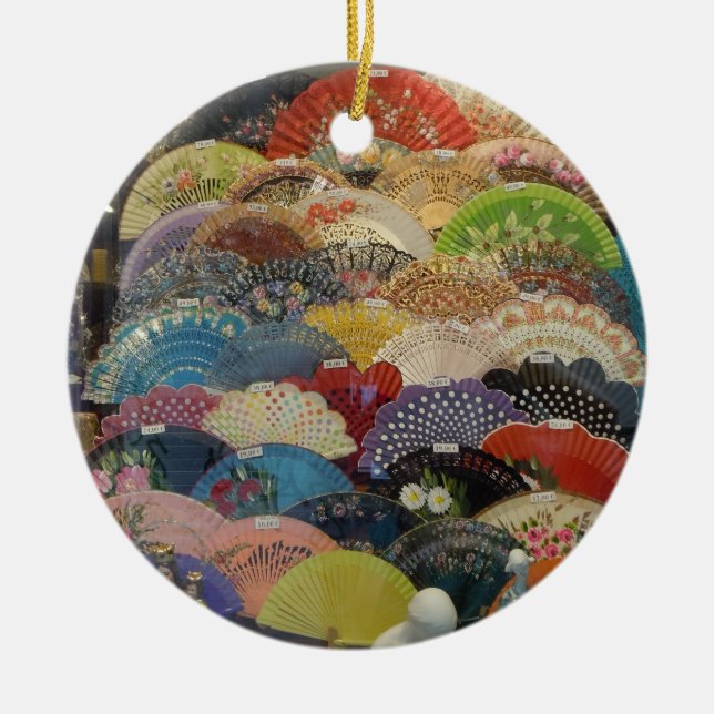 Ornement espagnol - fans de flamenco (Devant)